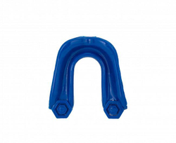 Капа одночелюстная Clinch Prime Triple Layer Mouthguard бело-прозрачно-синяя C503