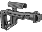 Складной приклад для АКС-74У, черный, Fab Defense