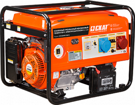 Бензиновый генератор СКАТ УГБ-8200ЕT
