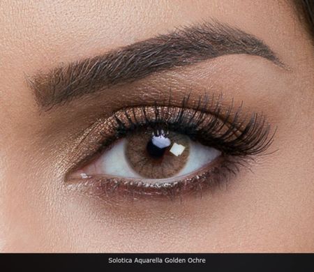 Ореховые линзы Aquarella Golden Ochre