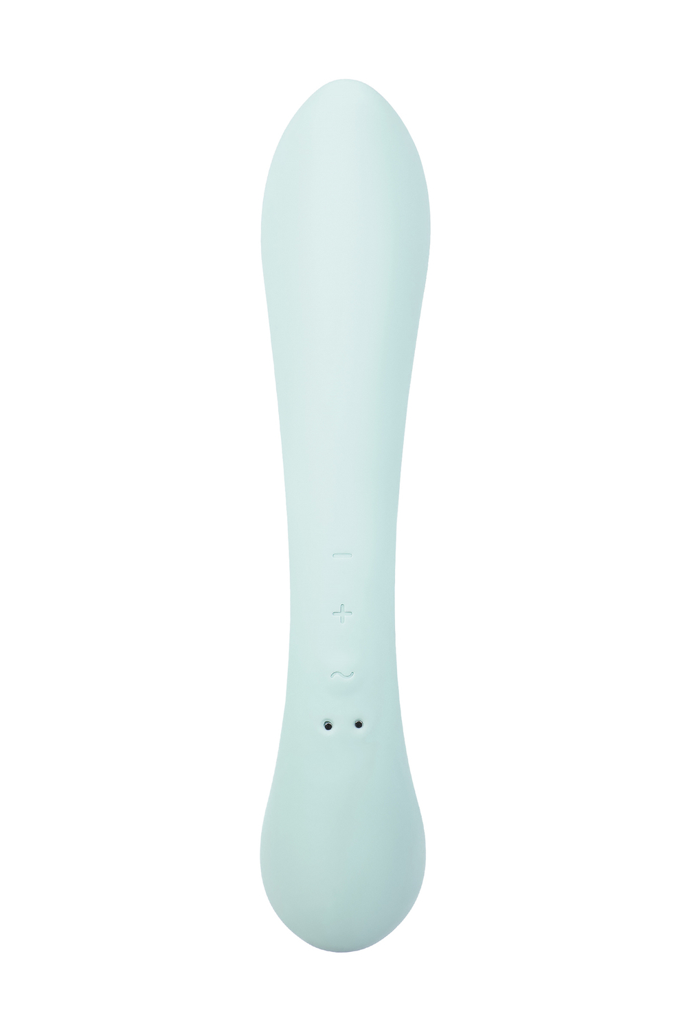 Нереалистичный вибратор Satisfyer Triple Oh, силикон, голубой, 24 см