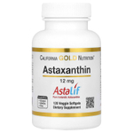 California Gold Nutrition, чистый исландский астаксантин Astalif®, 12 мг, 120 растительных капсул
