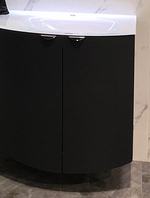 Мебель для ванной комнаты CEZARES RIALTO 104 см правосторонняя Nero grafite 55171 + 55177