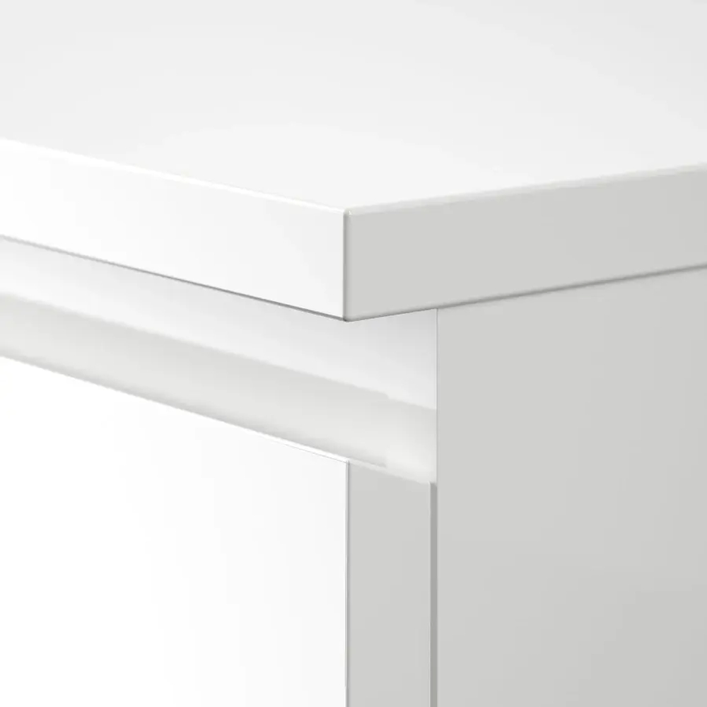 Комод - IKEA MALM/МАЛЬМ ИКЕА, 55х48х40 см, белый глянцевый