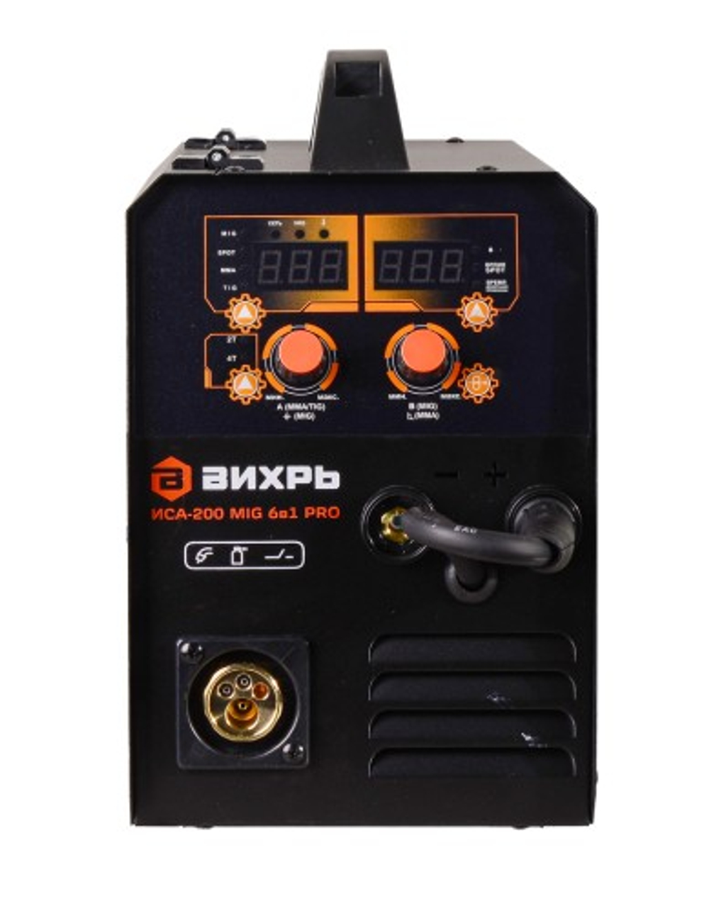 Сварочный полуавтомат ВИХРЬ ИСА-200 MIG 6в1 PRO 65/185