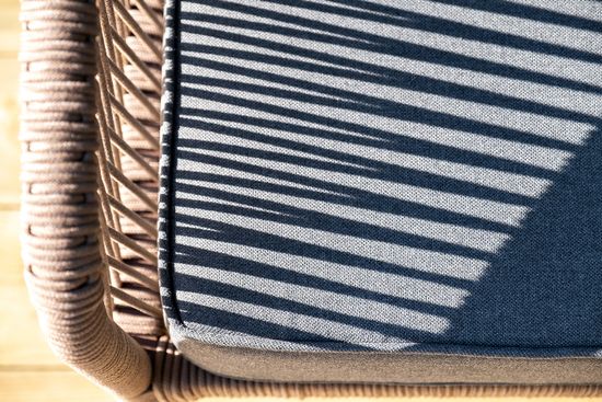 "Канны" лаунж-зона 5-местная плетеная из роупа (веревки), роуп коричневый