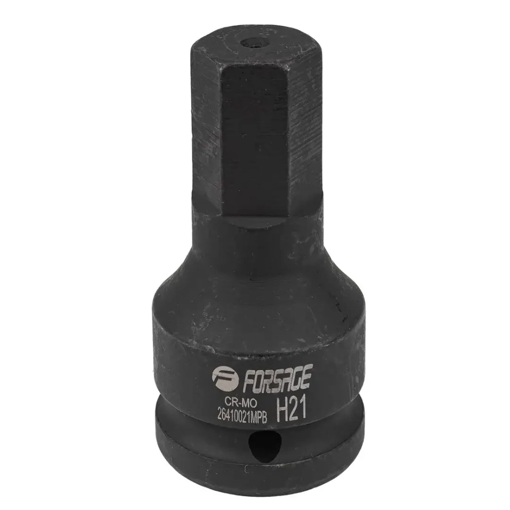 Головка-бита ударная 6-гранная 21мм, 3/4'' Forsage F-26410021MPB