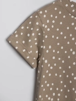 Платье для девочки в горошек