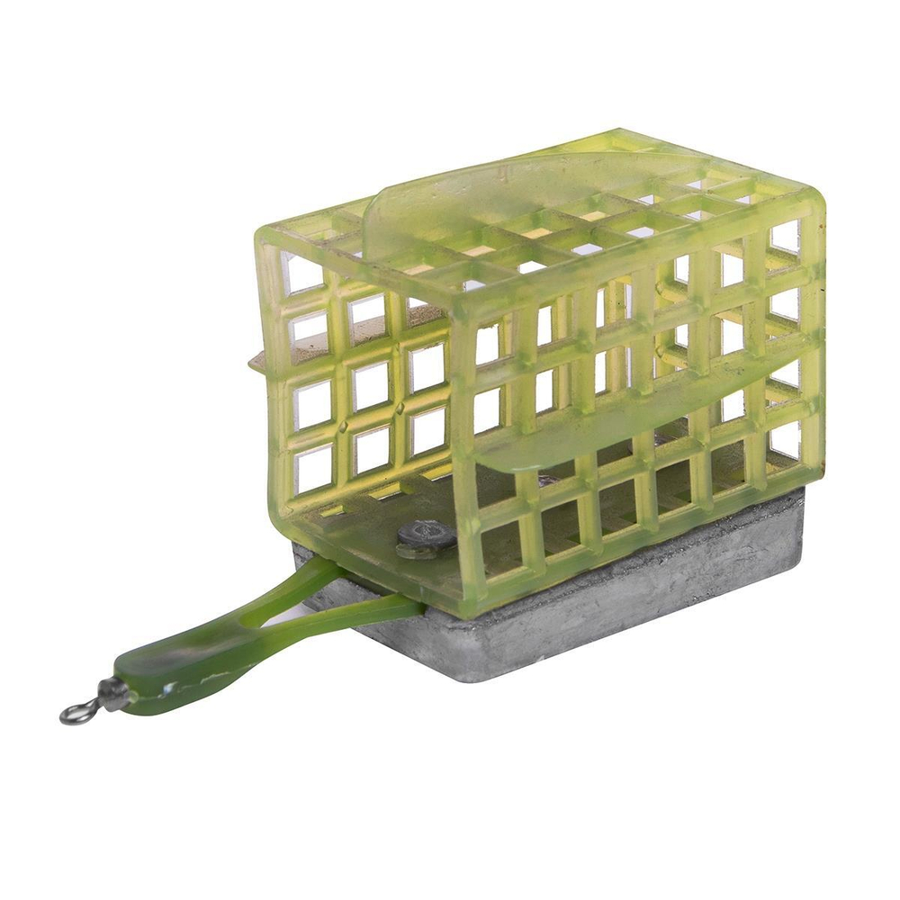 Кормушка Premier Fishing пластик квадрат  80гр (дно+стабилизаторы) КВ-40ПП