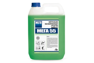 Мега 55 универсальное средство для ручного мытья посуды, кухонного оборудования, 5 л.