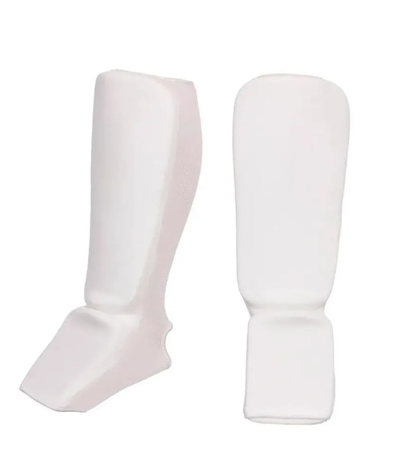 Защита голеностопа эластичная белая