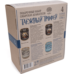 Набор Mix №4 (Медведь, Бобр, Лосось, Нельма) ТЦ