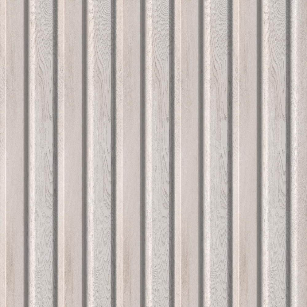 Панель Стеновая Реечная МДФ Stella Beats Light Ясень Айвори 2700x119x16 (4шт.упак.)