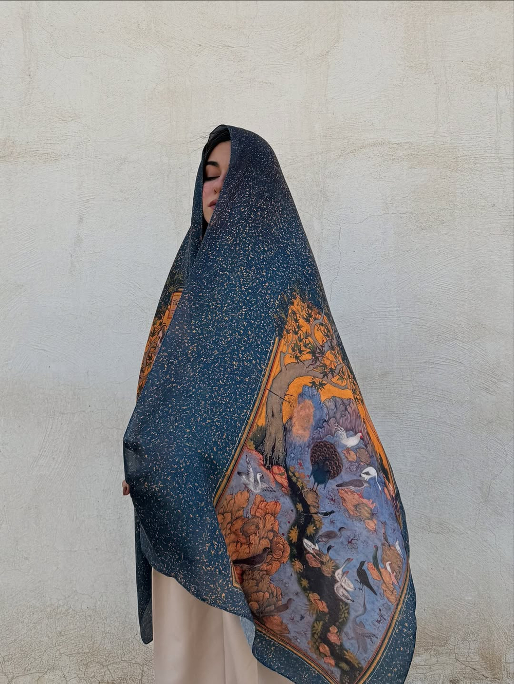 Иранский платок Narenji Birds 2405202605 Иран