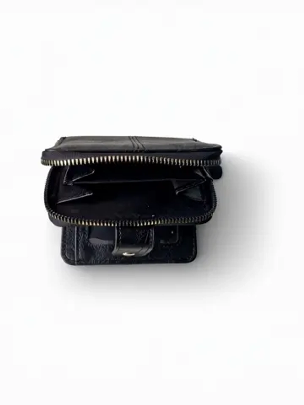 Мужской кошелек-портмоне QOZA, черный