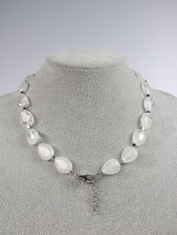 Чокер-колье из горного хрусталя "Кристальный рассвет"