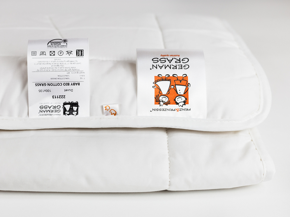 Одеяло детское всесезонное 100х150 German Grass Bioline Baby Bio Cotton Grass