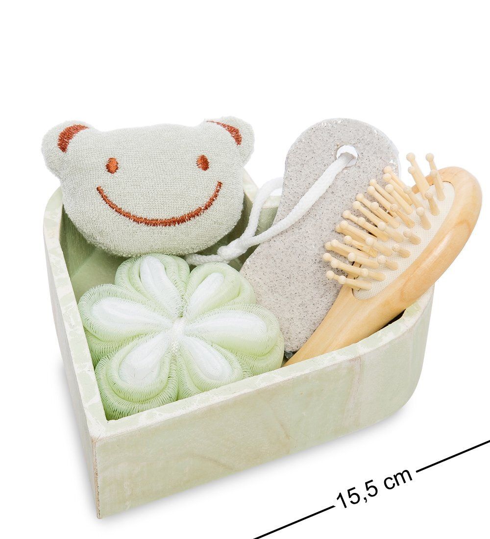 BT-16/1 Набор для бани с расческой «Сердце»