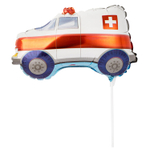 Шар Фольгированный Скорая помощь (Белый)