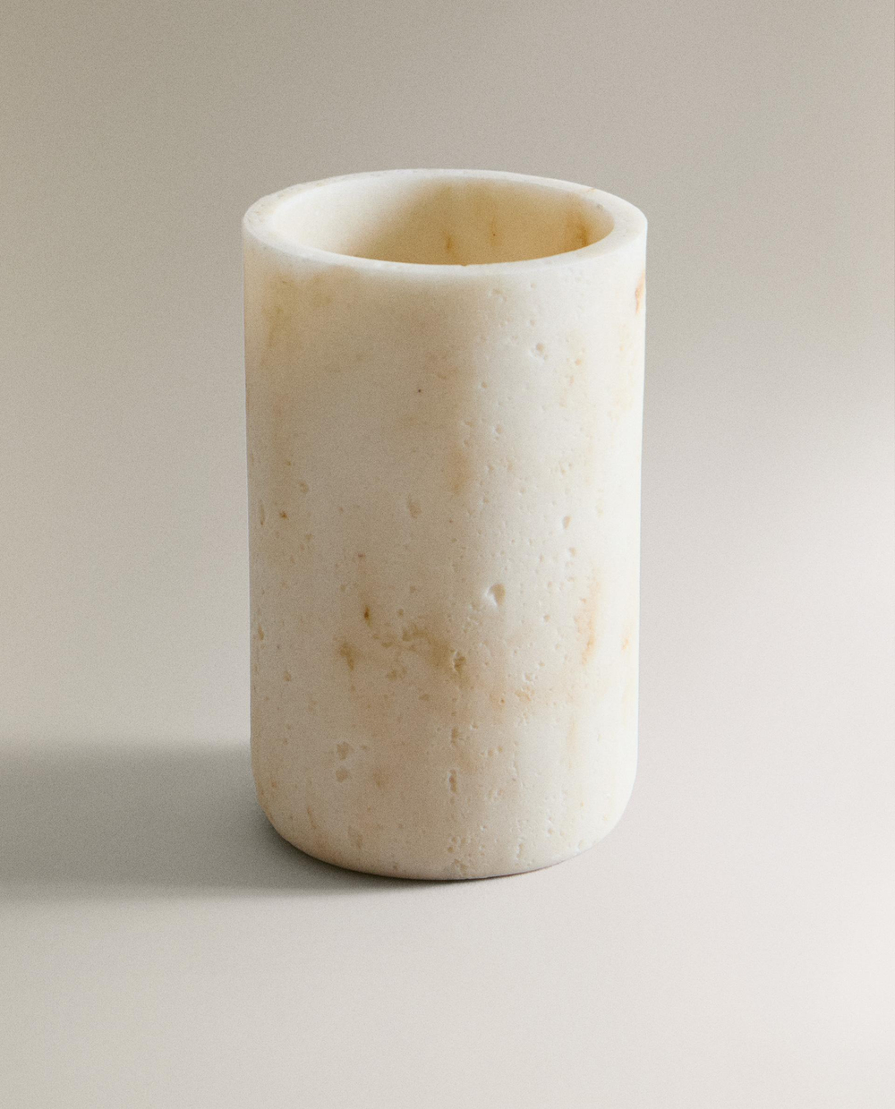 Zara Home стакан для ванной комнаты, мрамор, бежевый · 4534/104