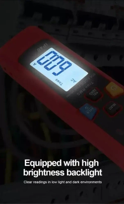 Мультиметр UT256 UNI-T клещи постоянного и переменного тока 0,1 - 60А компактные для электро щитов