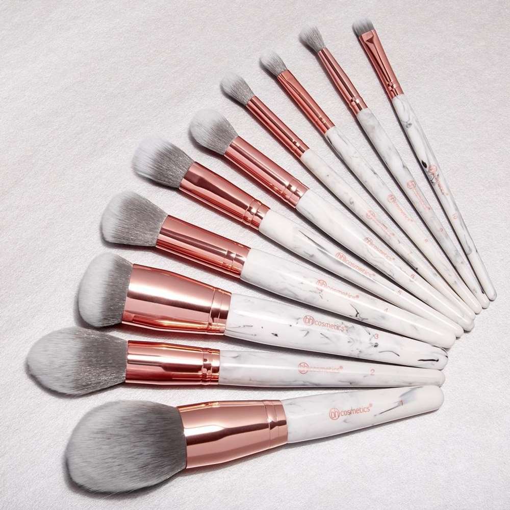 BH Cosmetics Marble Luxe 10 brush set