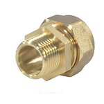 Муфта латунь 40Aх1 1/2" обжим/НР STAHLMANN SSML4011/2BEF