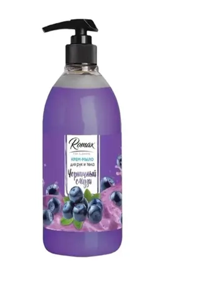 Крем-мыло «Черничный смузи» Romax, 1 л