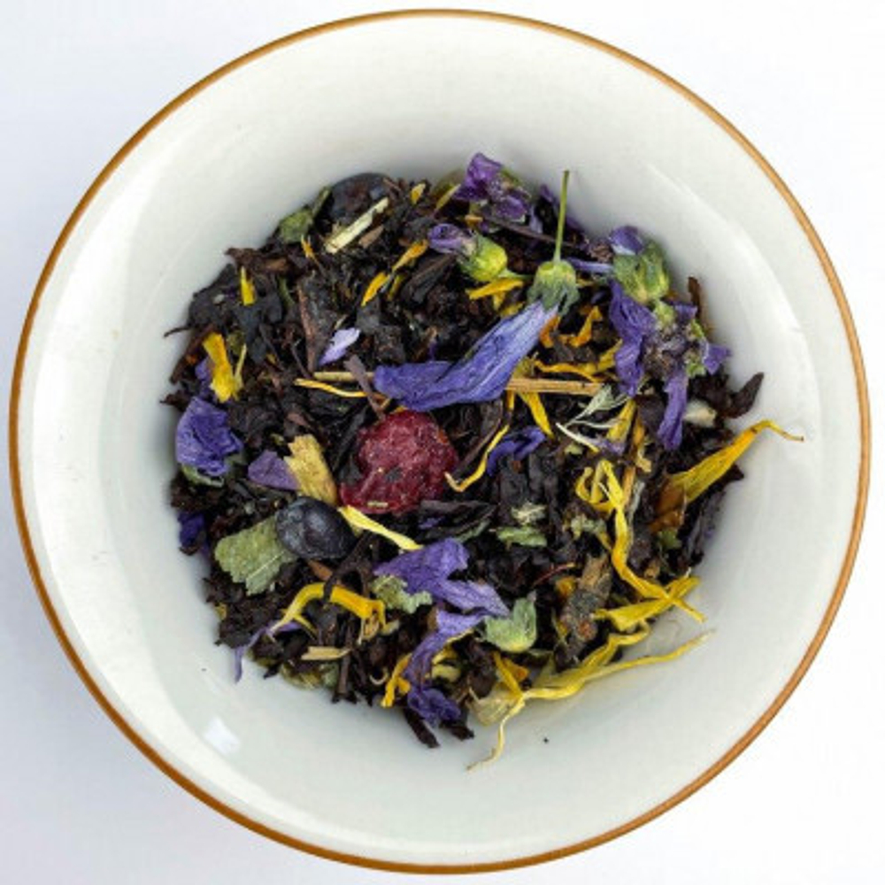 Черный чай BERRY-TEA "Спелый барбарис" | 18гр под стакан | Эконом