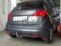 Фаркоп оцинкованный Galia K035C для Kia Venga 2010-2017(паспорт и сертификат в комплекте)(без электрики)