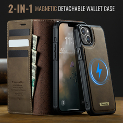 Чехол-кошелек CaseMe 2 in 1 MagSafe iPhone 16+
