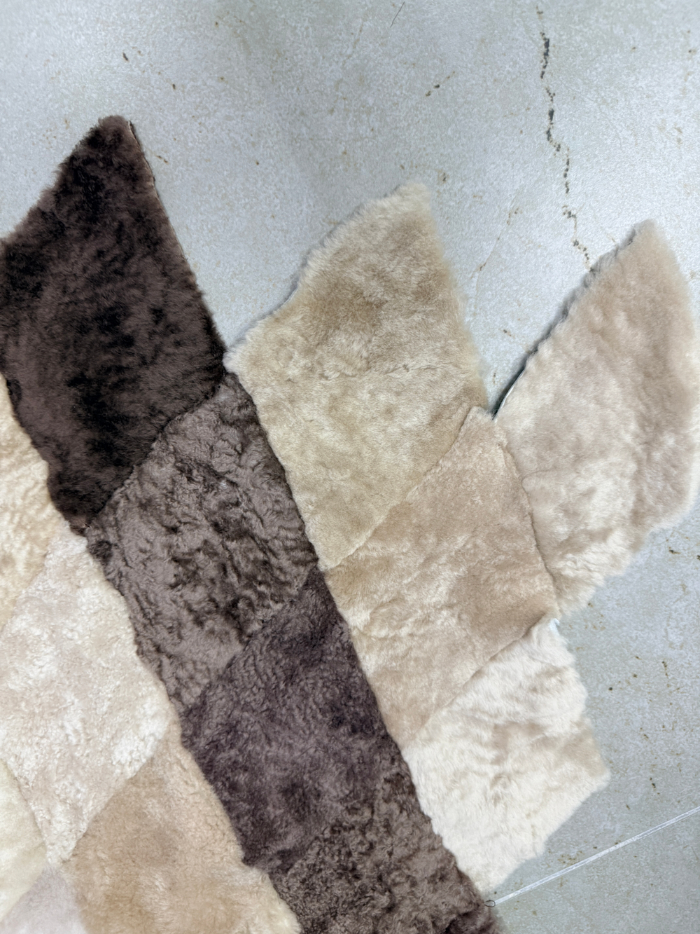 Меховой Коврик прикроватный накидка на кресло из овчины