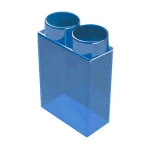 Элемент прозрачный высокий 9x4,5x15 см для конструктора 7,5"