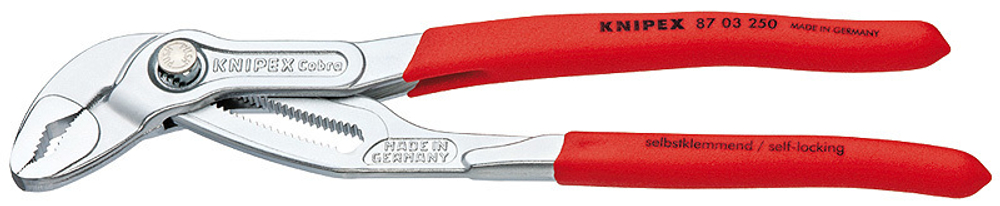 Клещи трубные KNIPEX Cobra® хромированные 300 мм 8703300