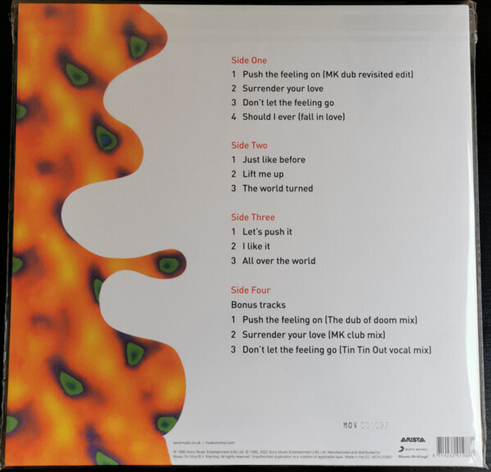 LP: Nightcrawlers feat. John Reid — «Lets Push It» (1995/2022) [2LP Green Limited Vinyl]