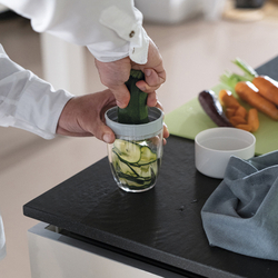 Терка-спиралайзер Guzzini Spiralize&Go белая