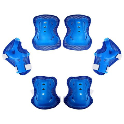 Защита роликовая ONLYTOP OT-2020, р. M, цвет синий