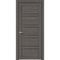 Купить Дверь экошпон Соло дуб элегансия серый остеклённая