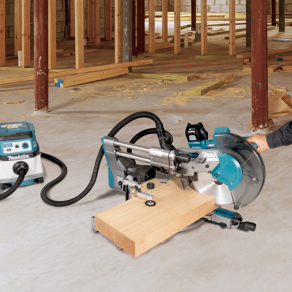 Аккумуляторная торцовочная пила консольного типа Makita LS003GZ01