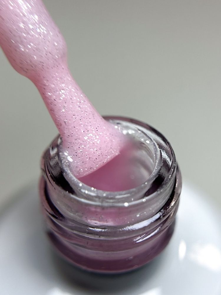 Полигель/Акригель жидкий Liquid PolyGel №15 15мл с шиммером ECLIPSE