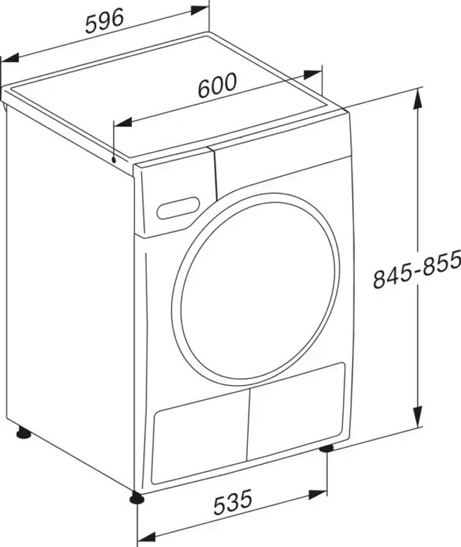 Сушильная машина Miele TWF760WP