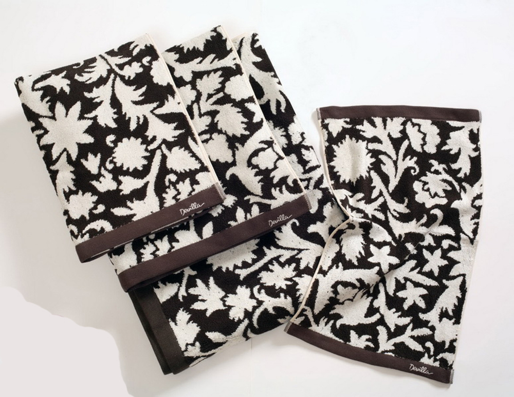 Набор полотенец 3 шт Devilla Vita коричневый