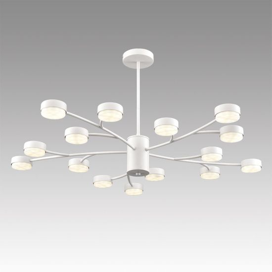 8265/15 COMFI LN26 233 металл/металл белый/белый Люстра GX53 LED 15*7W 220V TORINA