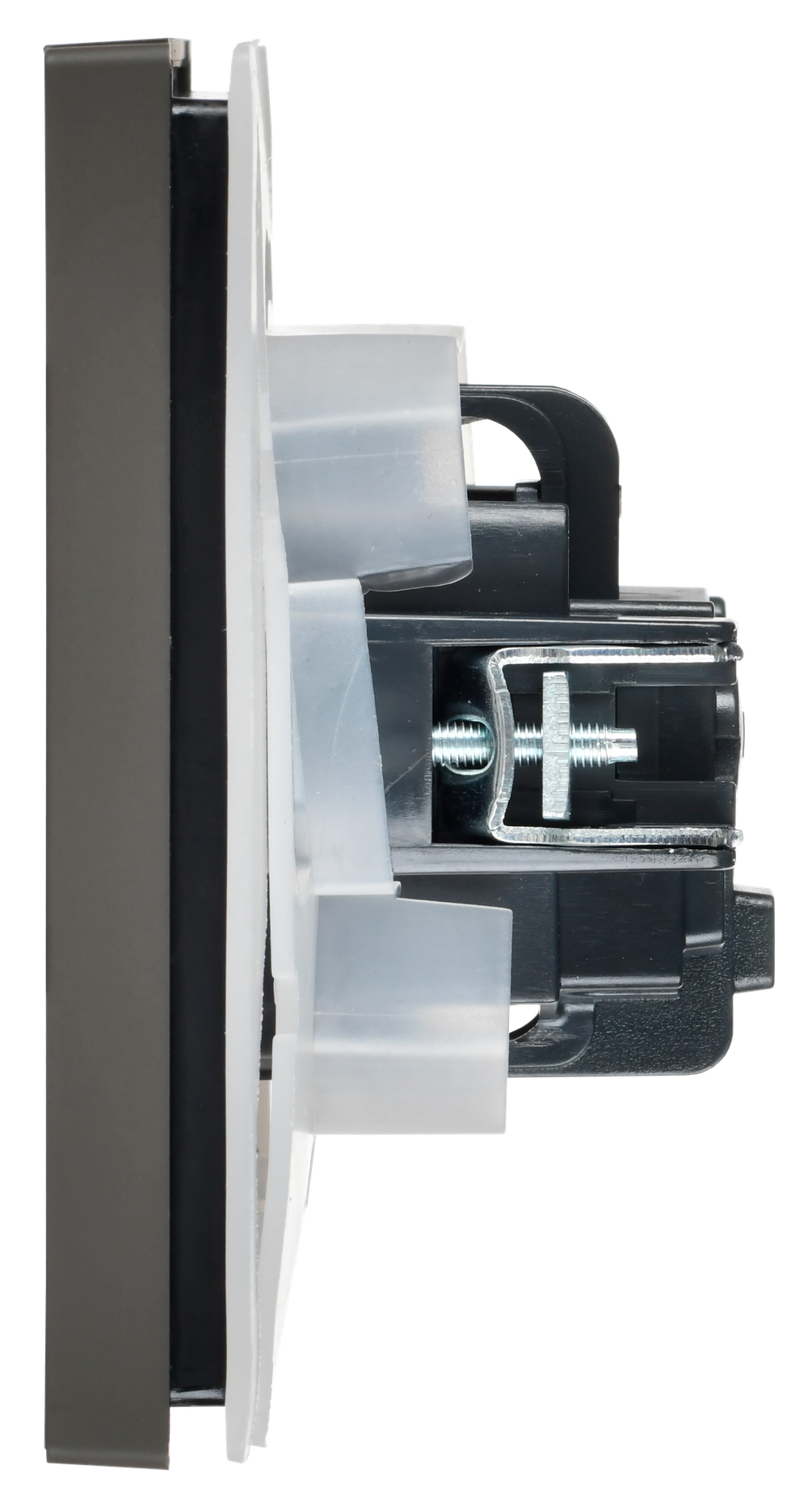 FORTE&PIANO Розетка 1-местная с заземлением с защитными шторками и крышкой винтовое крепление 16А IP44 FP321 серый IEK