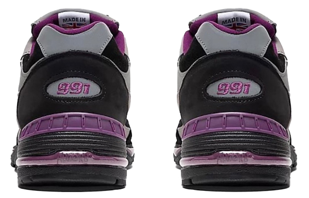 991 Stray Rats x 991 New Balance Made in England "Black Purple"