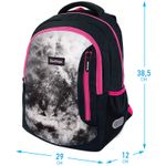 Рюкзак Berlingo Boom Black-pink style 38,5х29х12см, 630 гр., 2отд. 3карм, с эргономичной спинкой