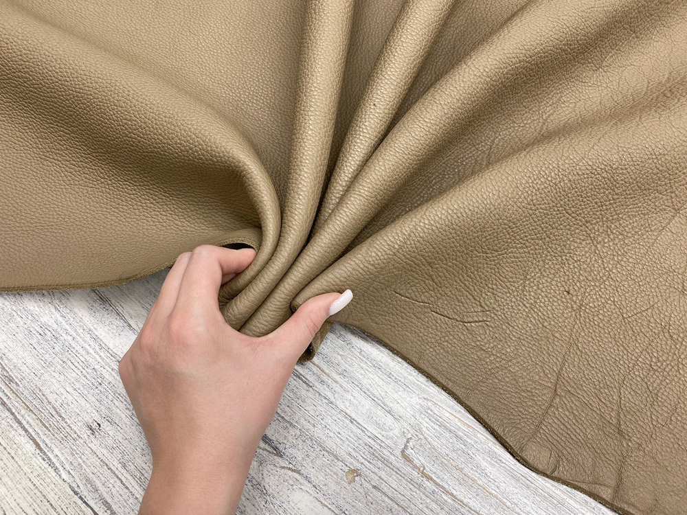 Dollaro Bison Beige (3,0+ мм), цв.Бежевый, натуральная кожа