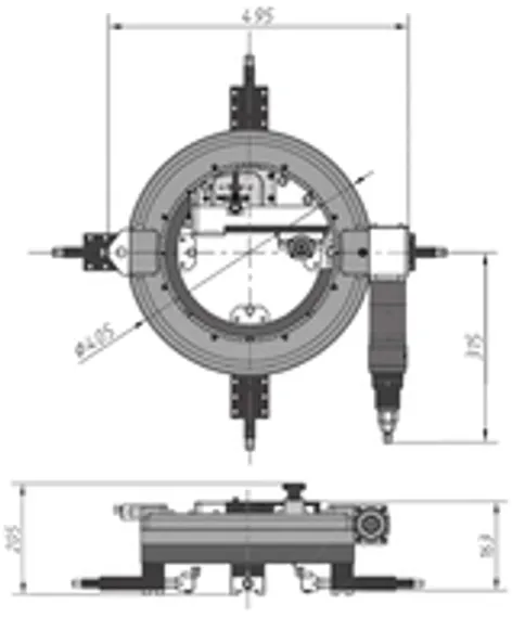 Патрон резьбонарезной OCM BT40, M5-M30, тип GT24
