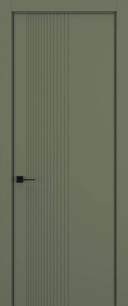 Дверь 7 VERTICAL Матовый Оливковый