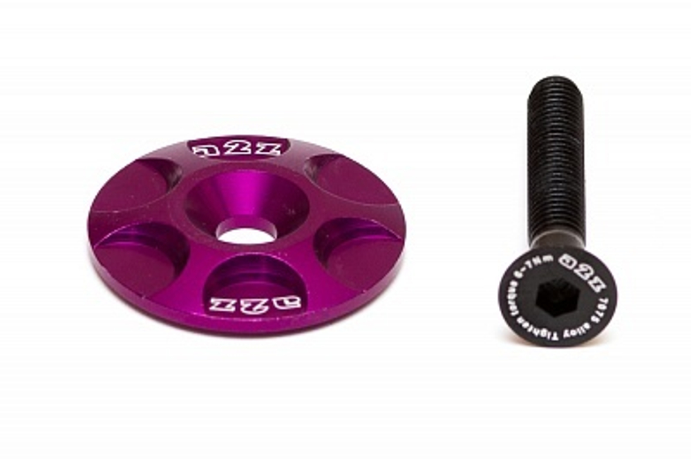 Крышка рулевой колонки A2Z, CNC 6061, болт 7075-T6, фиолетовый